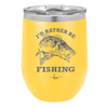 I'd Rather Be Fishing Bass - Laser Engraved Stainless Steel Drinkware - 1247 -