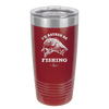 I'd Rather Be Fishing Bass - Laser Engraved Stainless Steel Drinkware - 1247 -