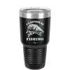I'd Rather Be Fishing Bass - Laser Engraved Stainless Steel Drinkware - 1247 -