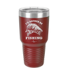 I'd Rather Be Fishing Bass - Laser Engraved Stainless Steel Drinkware - 1247 -