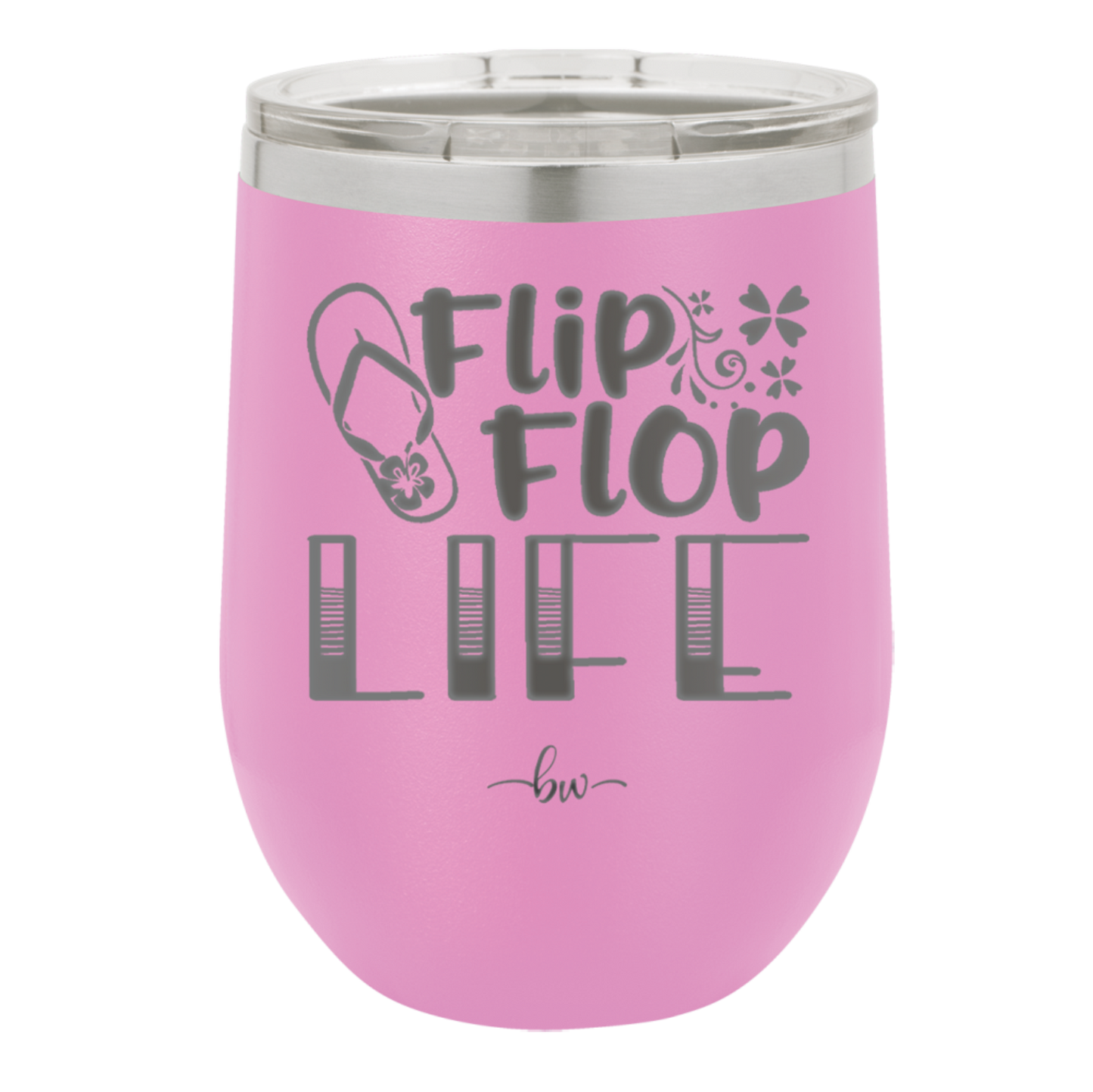 Flip Flop Life - Laser Engraved Stainless Steel Drinkware - 1250 -