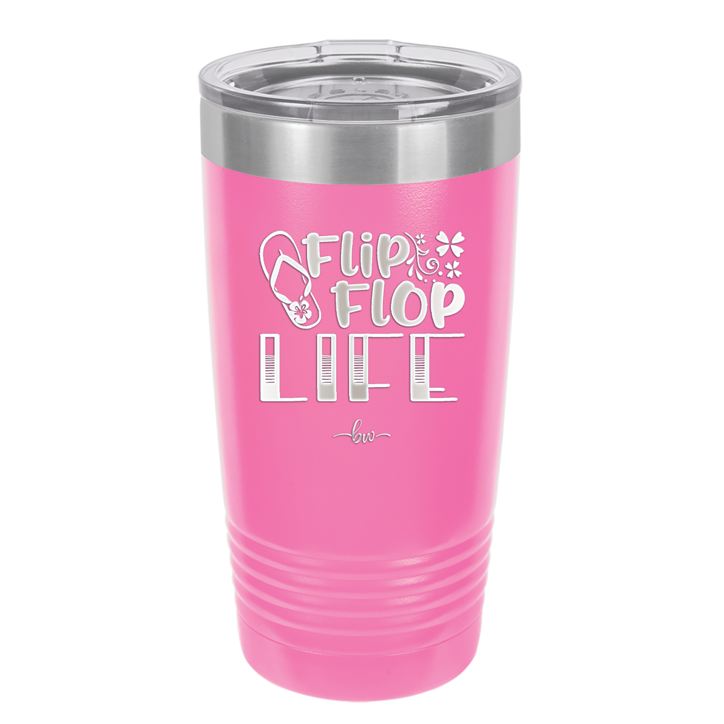 Flip Flop Life - Laser Engraved Stainless Steel Drinkware - 1250 -