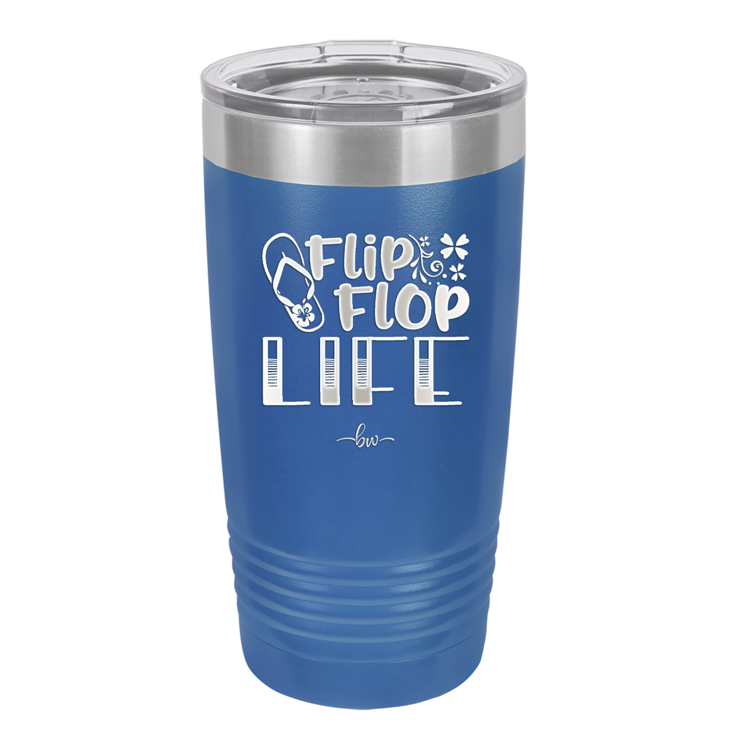 Flip Flop Life - Laser Engraved Stainless Steel Drinkware - 1250 -
