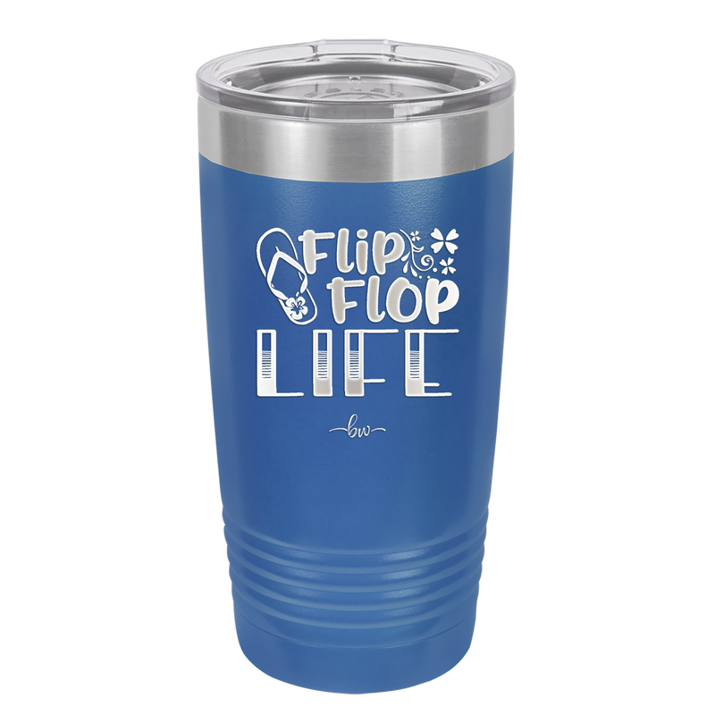 Flip Flop Life - Laser Engraved Stainless Steel Drinkware - 1250 -