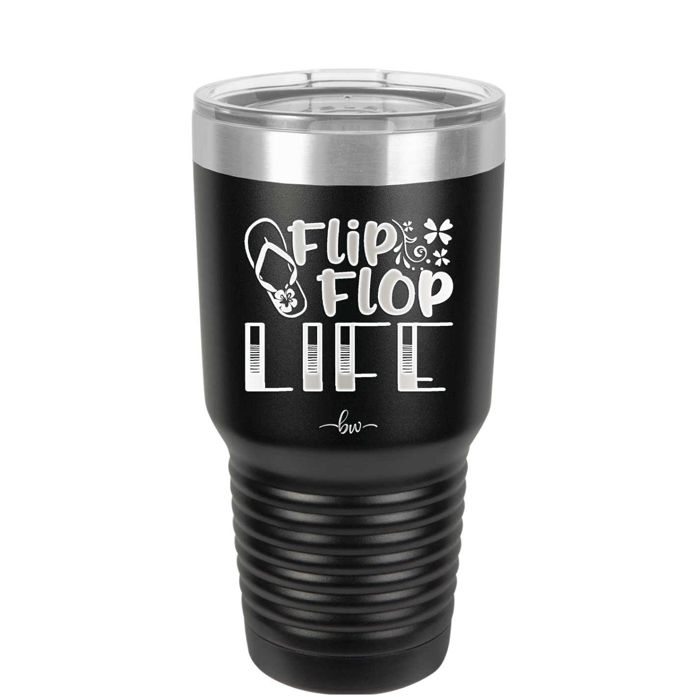 Flip Flop Life - Laser Engraved Stainless Steel Drinkware - 1250 -