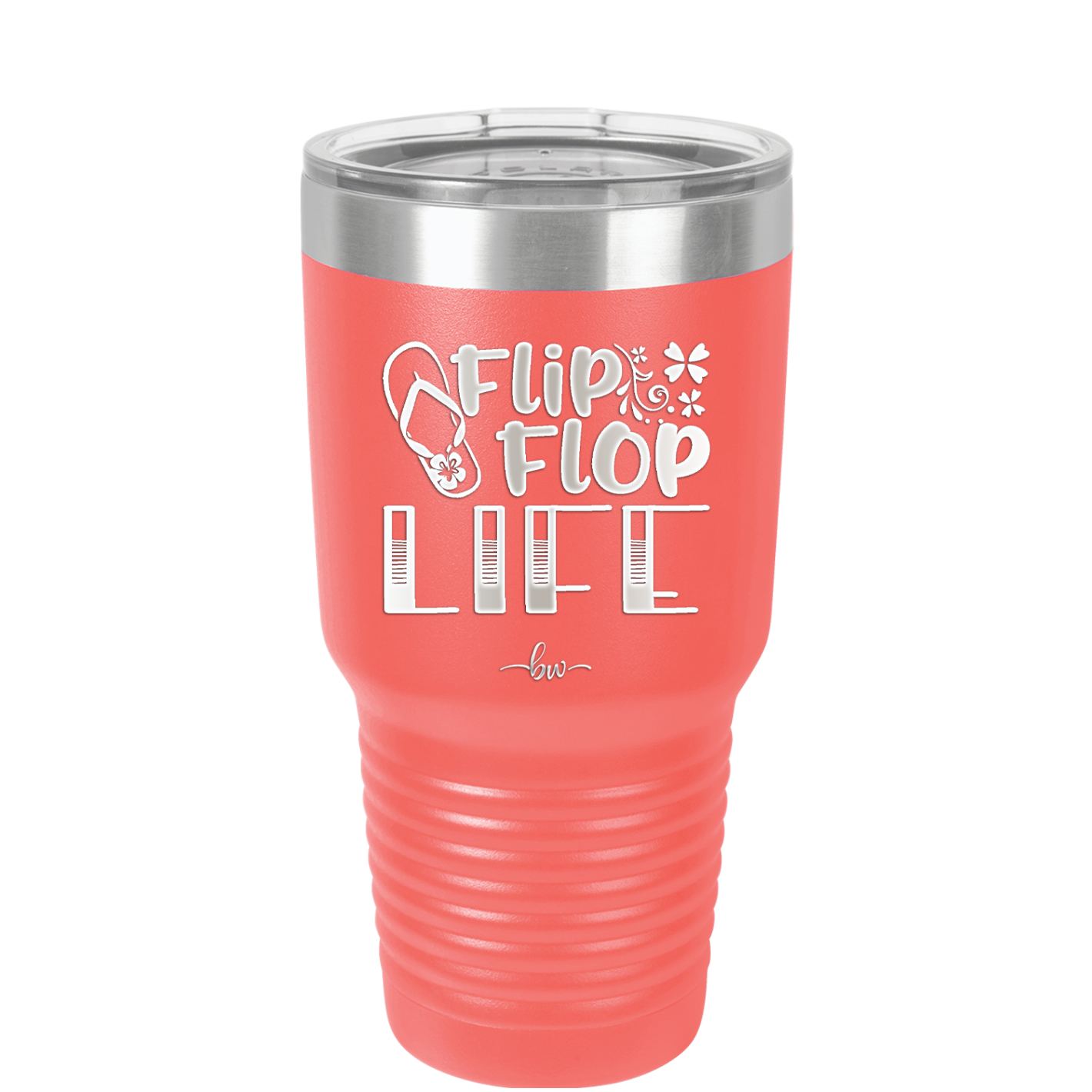 Flip Flop Life - Laser Engraved Stainless Steel Drinkware - 1250 -