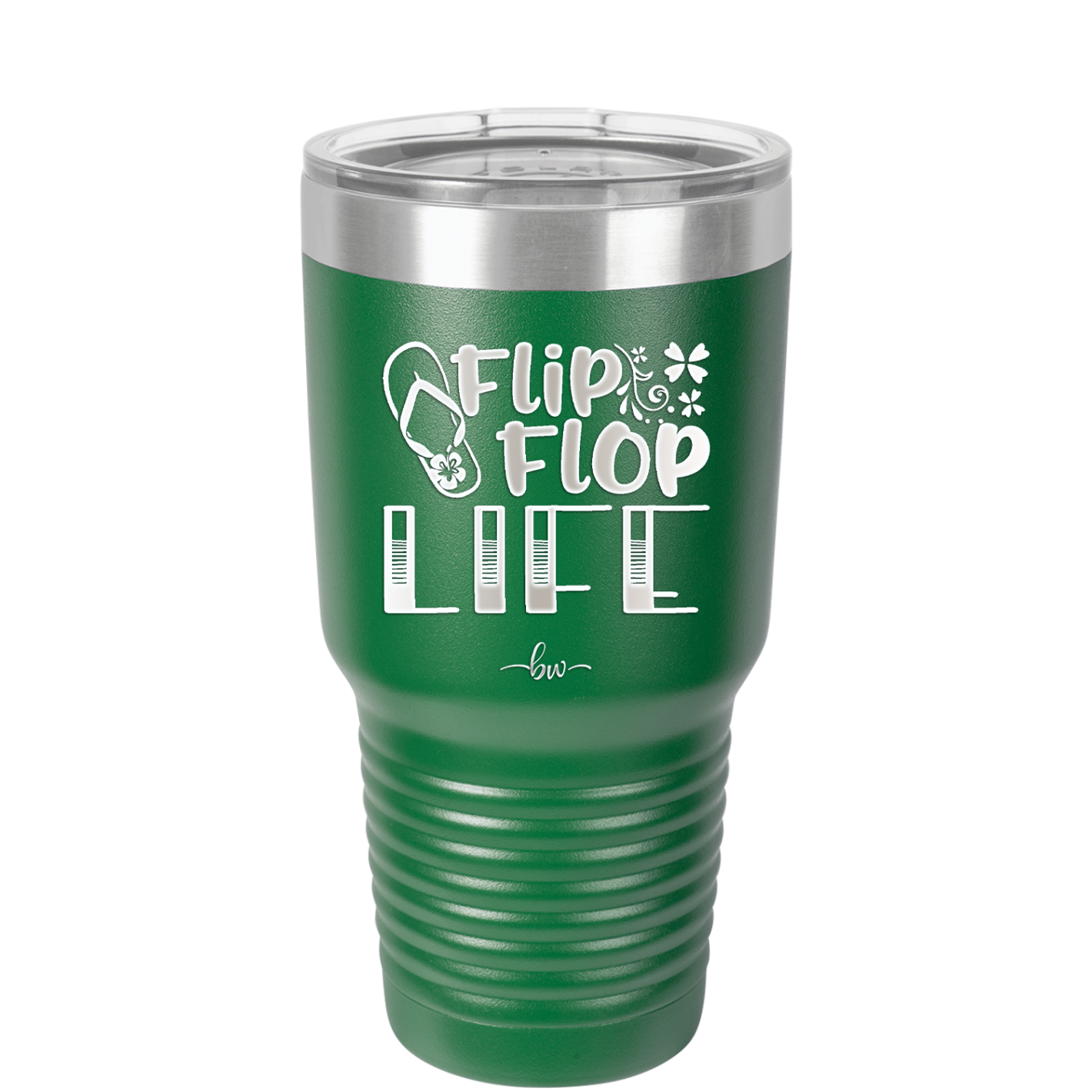 Flip Flop Life - Laser Engraved Stainless Steel Drinkware - 1250 -