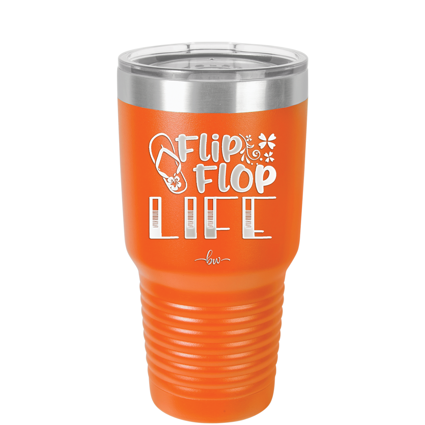 Flip Flop Life - Laser Engraved Stainless Steel Drinkware - 1250 -