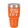 Flip Flop Life - Laser Engraved Stainless Steel Drinkware - 1250 -