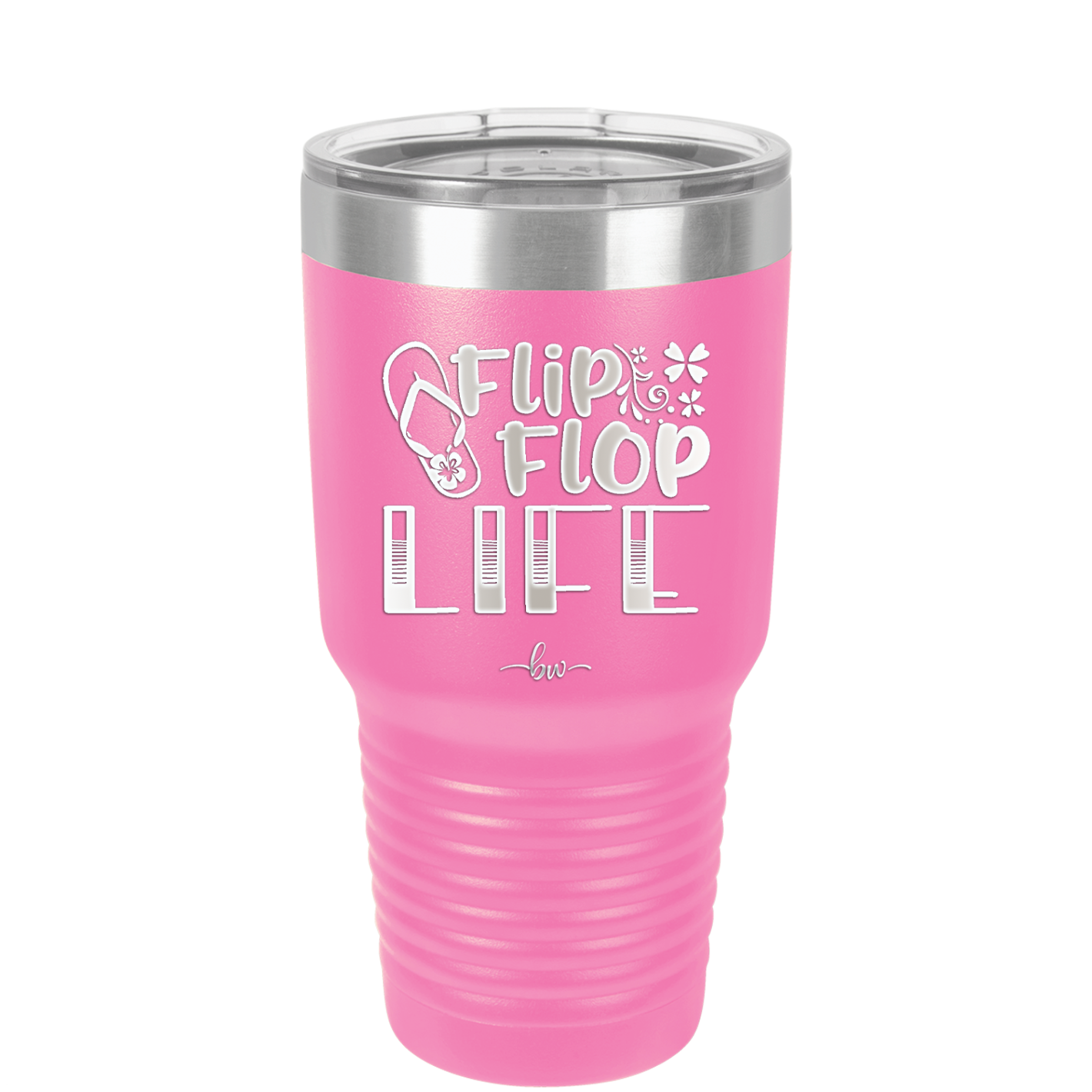 Flip Flop Life - Laser Engraved Stainless Steel Drinkware - 1250 -