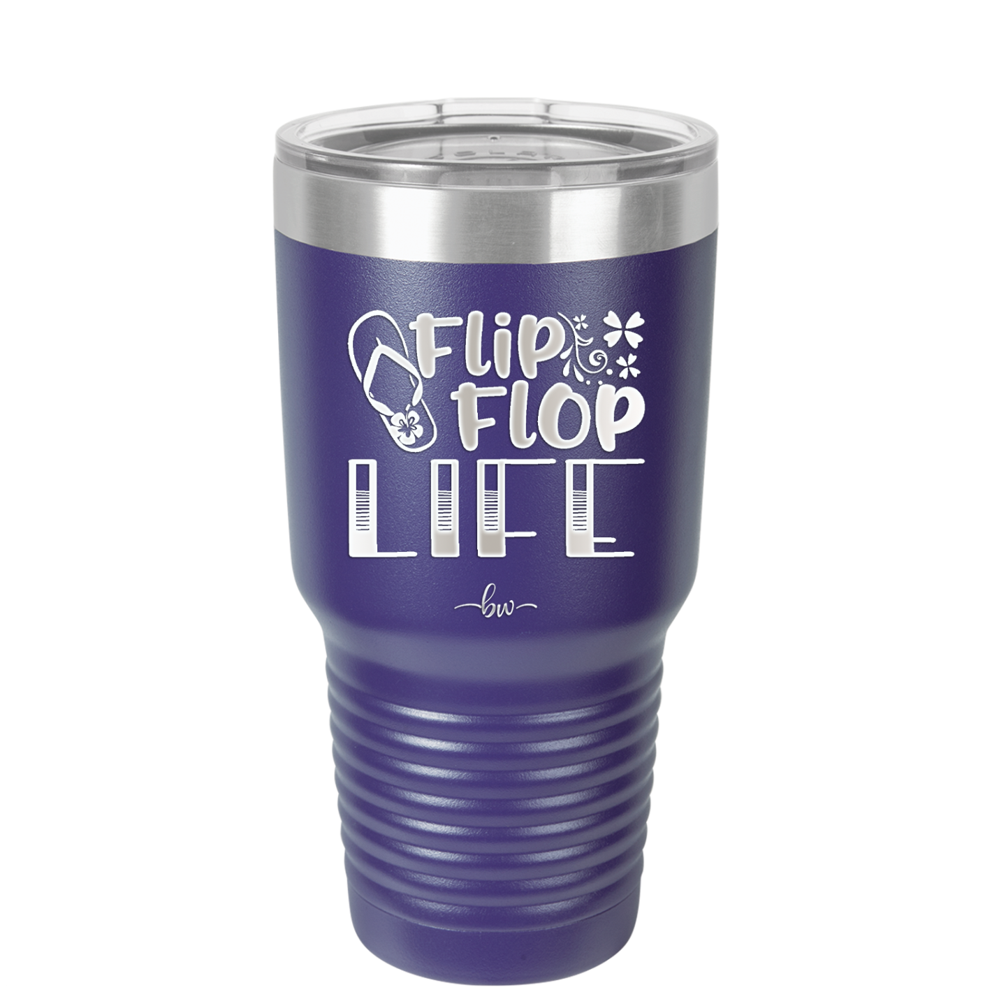 Flip Flop Life - Laser Engraved Stainless Steel Drinkware - 1250 -