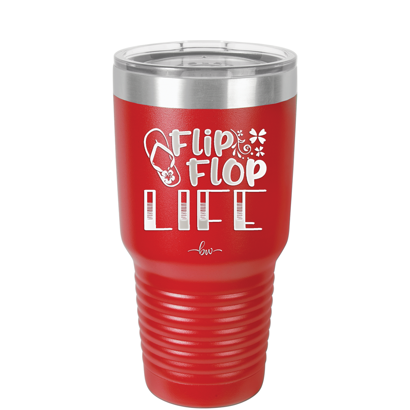 Flip Flop Life - Laser Engraved Stainless Steel Drinkware - 1250 -