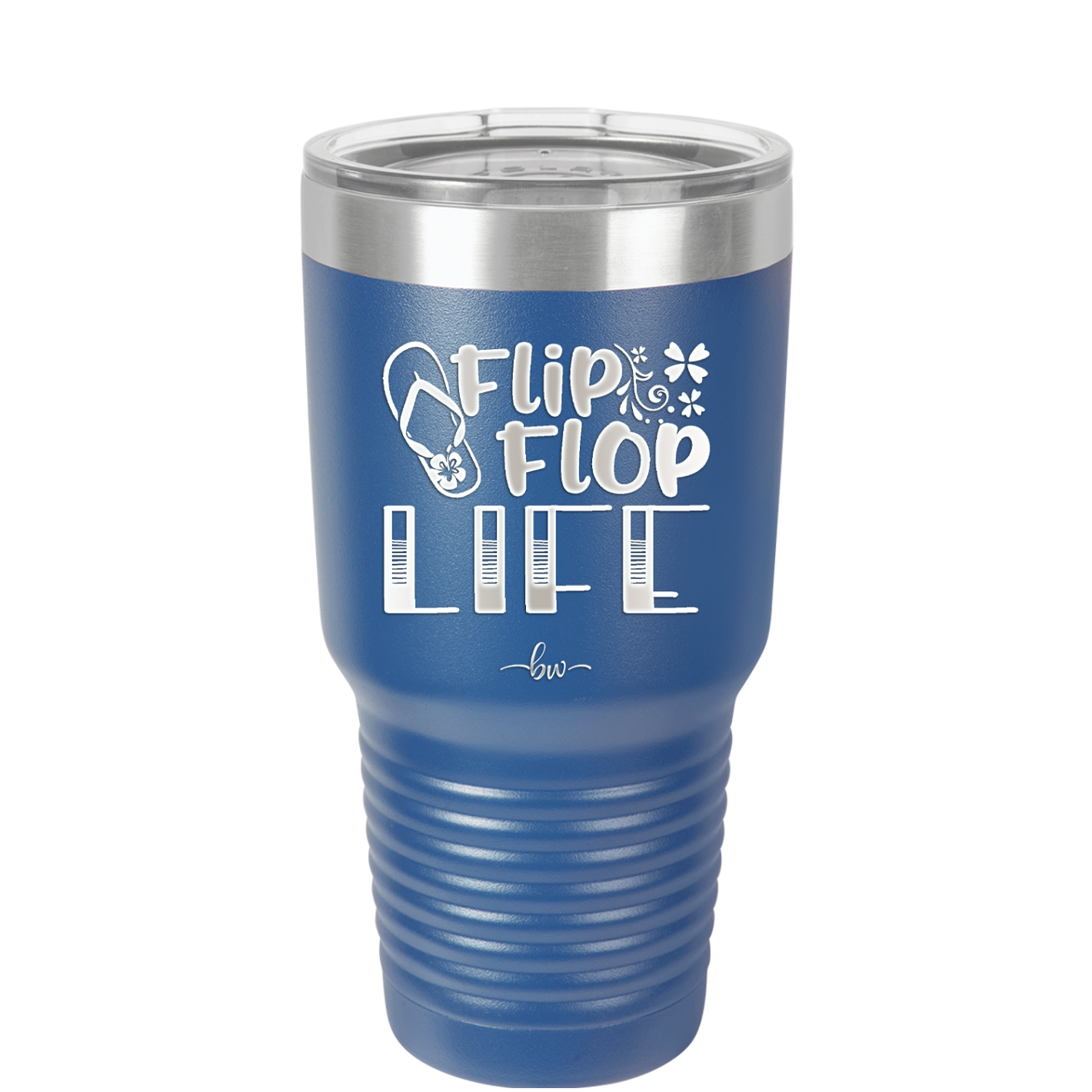 Flip Flop Life - Laser Engraved Stainless Steel Drinkware - 1250 -