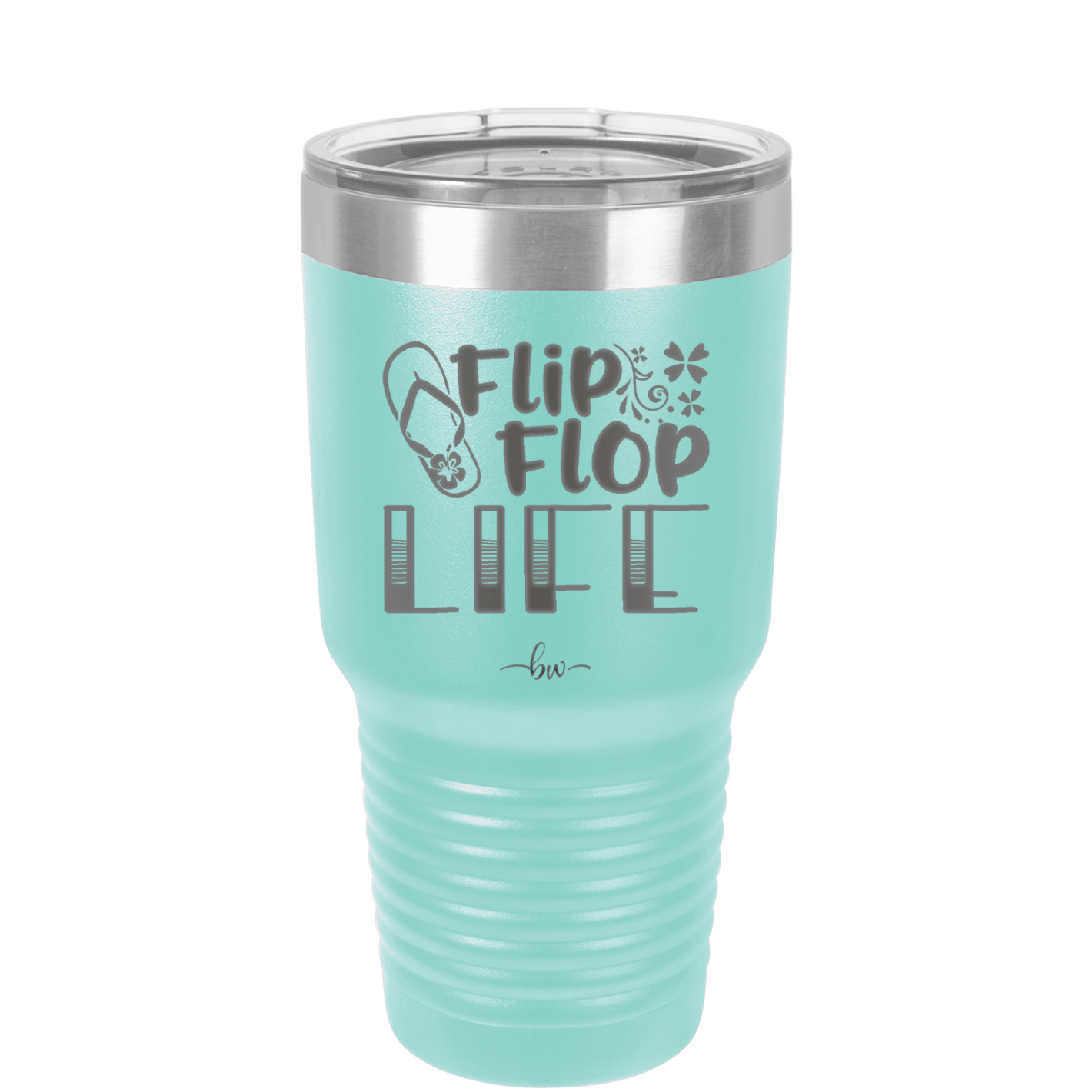 Flip Flop Life - Laser Engraved Stainless Steel Drinkware - 1250 -