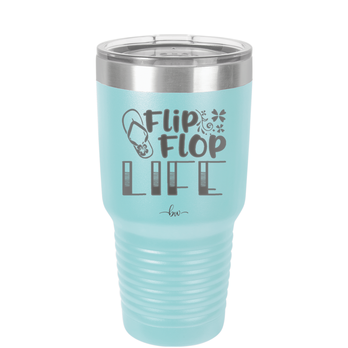 Flip Flop Life - Laser Engraved Stainless Steel Drinkware - 1250 -