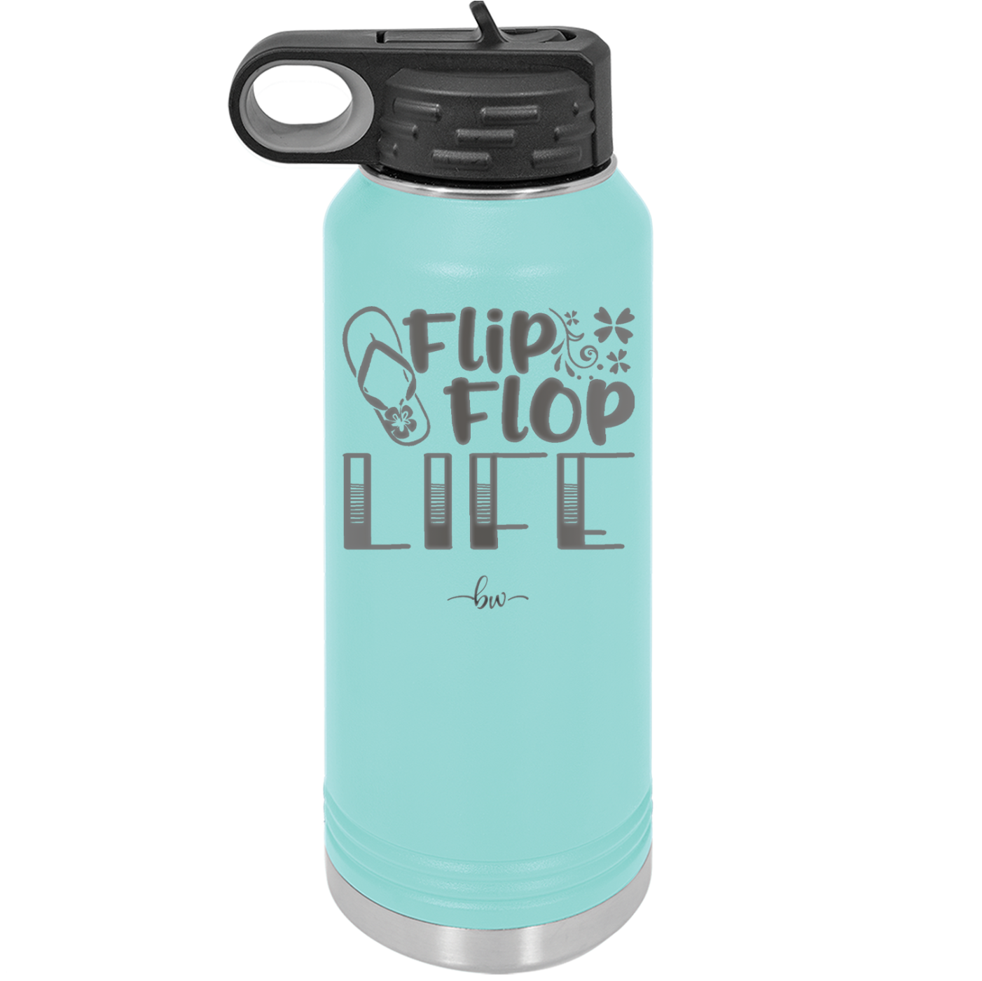 Flip Flop Life - Laser Engraved Stainless Steel Drinkware - 1250 -