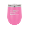 Bullet Flag - Laser Engraved Stainless Steel Drinkware - 1253 -