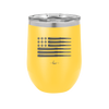 Bullet Flag - Laser Engraved Stainless Steel Drinkware - 1253 -