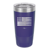 Bullet Flag - Laser Engraved Stainless Steel Drinkware - 1253 -