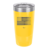 Bullet Flag - Laser Engraved Stainless Steel Drinkware - 1253 -