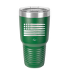 Bullet Flag - Laser Engraved Stainless Steel Drinkware - 1253 -