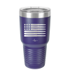 Bullet Flag - Laser Engraved Stainless Steel Drinkware - 1253 -