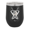 Billiard Triangle Cues Pool Dad - Laser Engraved Stainless Steel Drinkware - 1254 -