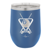 Billiard Triangle Cues Pool Dad - Laser Engraved Stainless Steel Drinkware - 1254 -