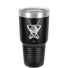 Billiard Triangle Cues Pool Dad - Laser Engraved Stainless Steel Drinkware - 1254 -