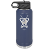 Billiard Triangle Cues Pool Dad - Laser Engraved Stainless Steel Drinkware - 1254 -