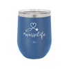 12 oz #nurselife wine cup - royal