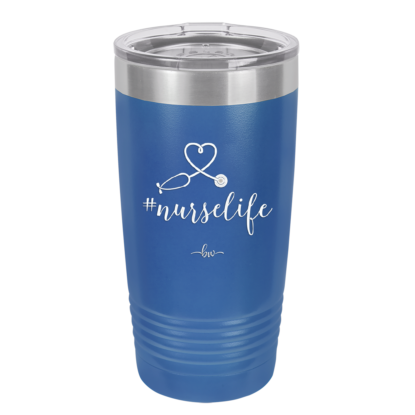 20oz #nurselife tumbler - royal
