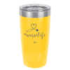 20oz #nurselife tumbler - yellow