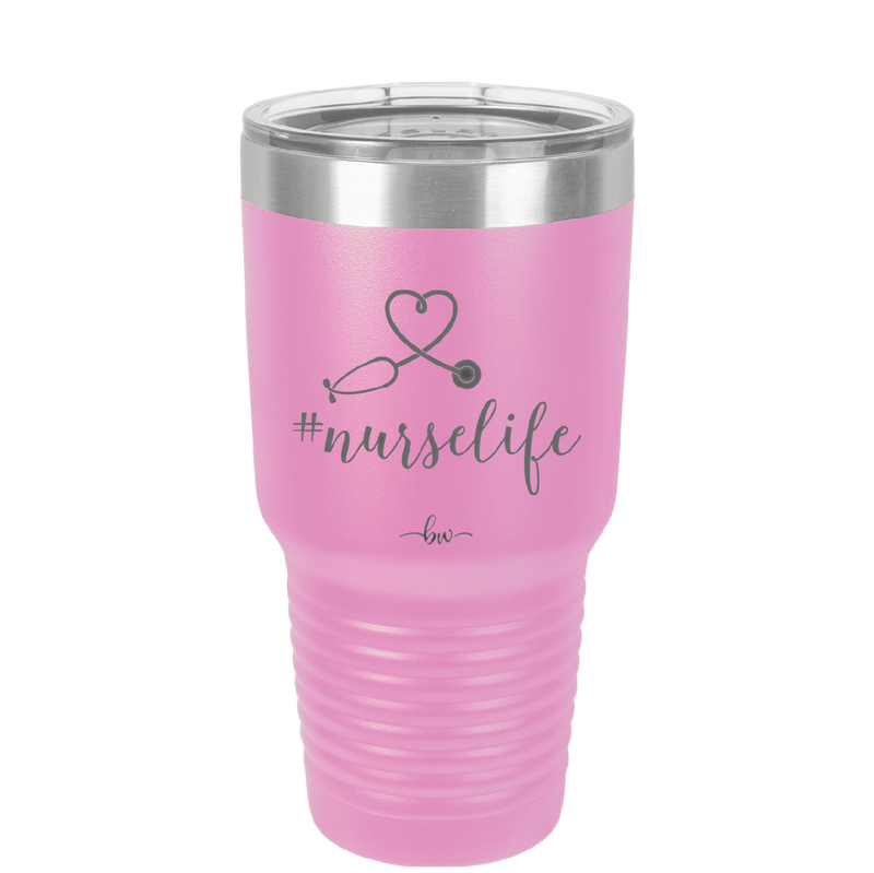30oz #nurselife tumbler - lavender