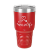 30oz #nurselife tumbler - red
