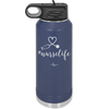 32oz #nurselife tumbler - navy