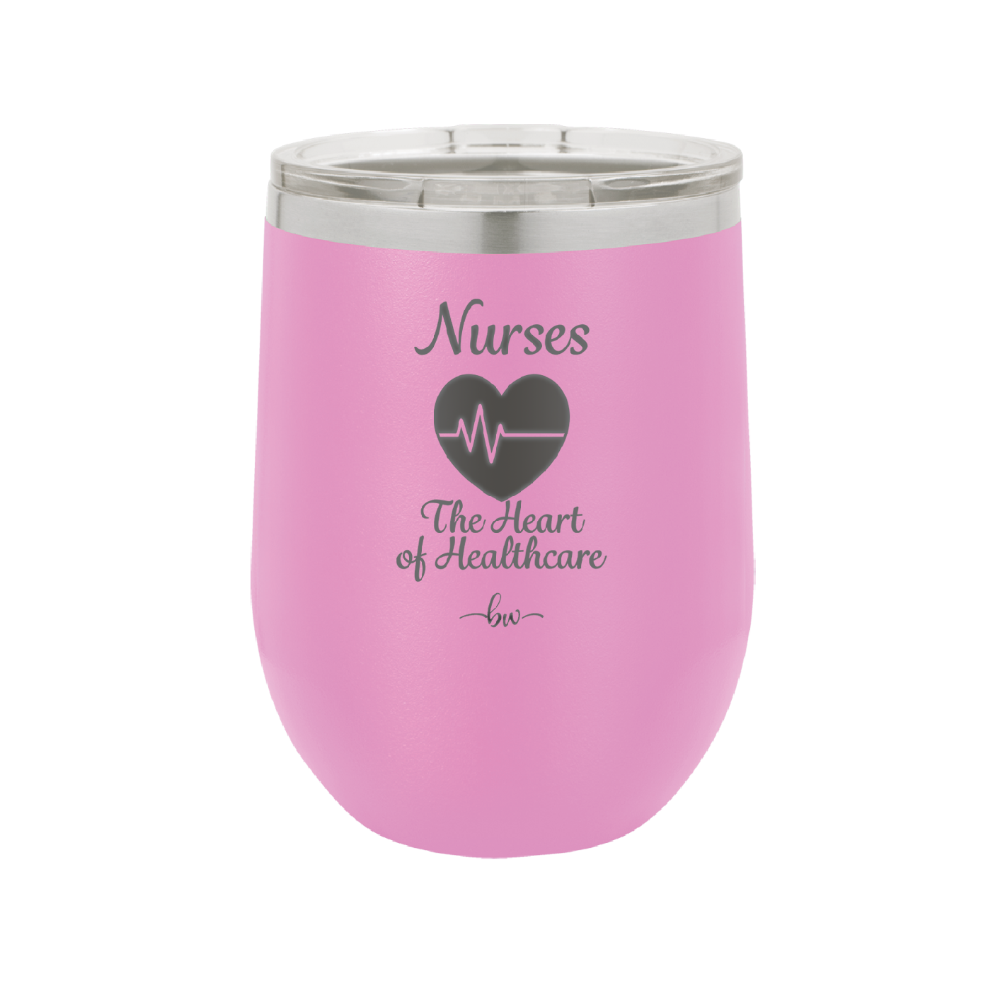 Nursing: The Heart of Healthcare - Laser Engraved Stainless Steel Drinkware - 1272 -