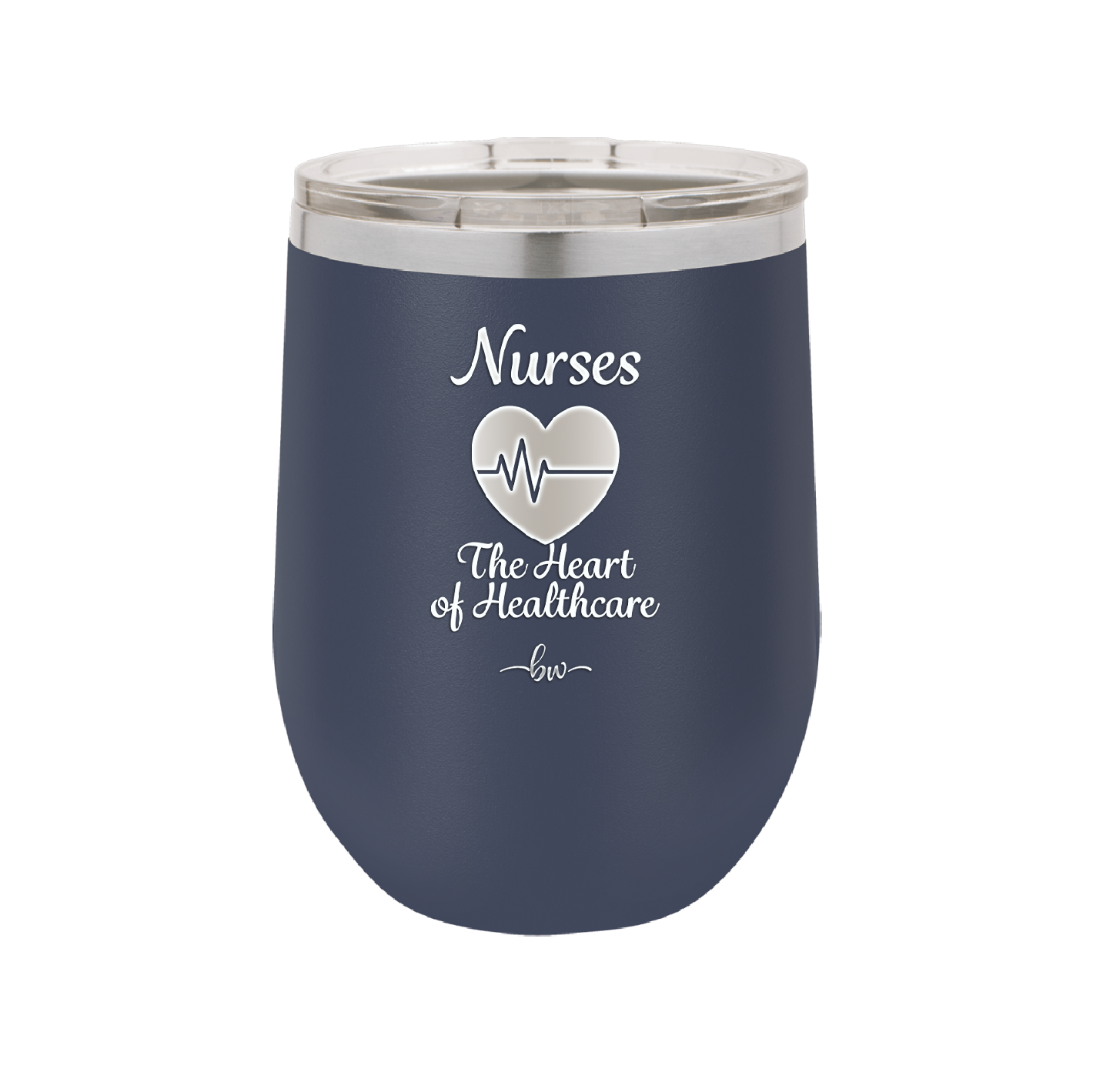 Nursing: The Heart of Healthcare - Laser Engraved Stainless Steel Drinkware - 1272 -