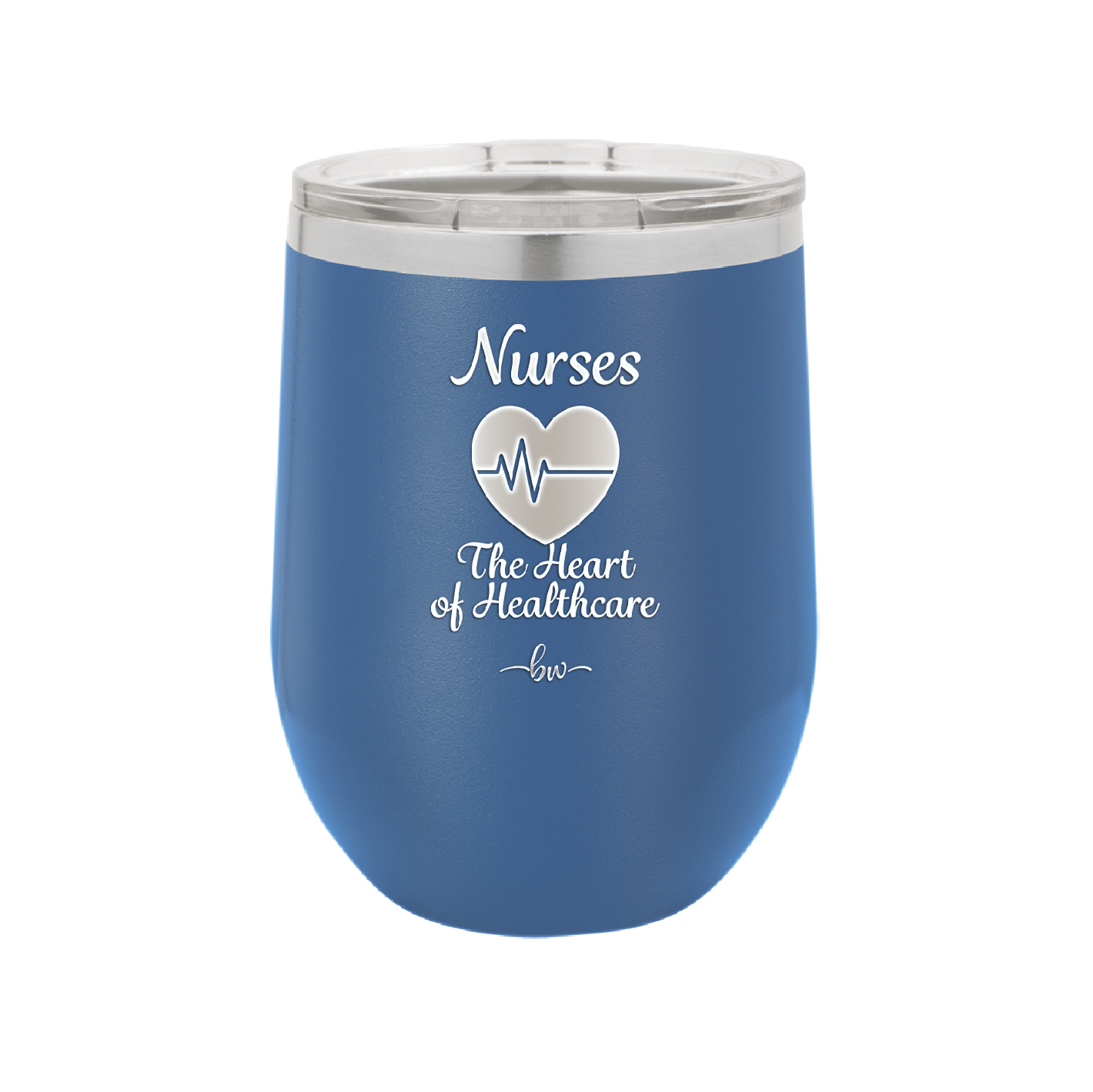Nursing: The Heart of Healthcare - Laser Engraved Stainless Steel Drinkware - 1272 -