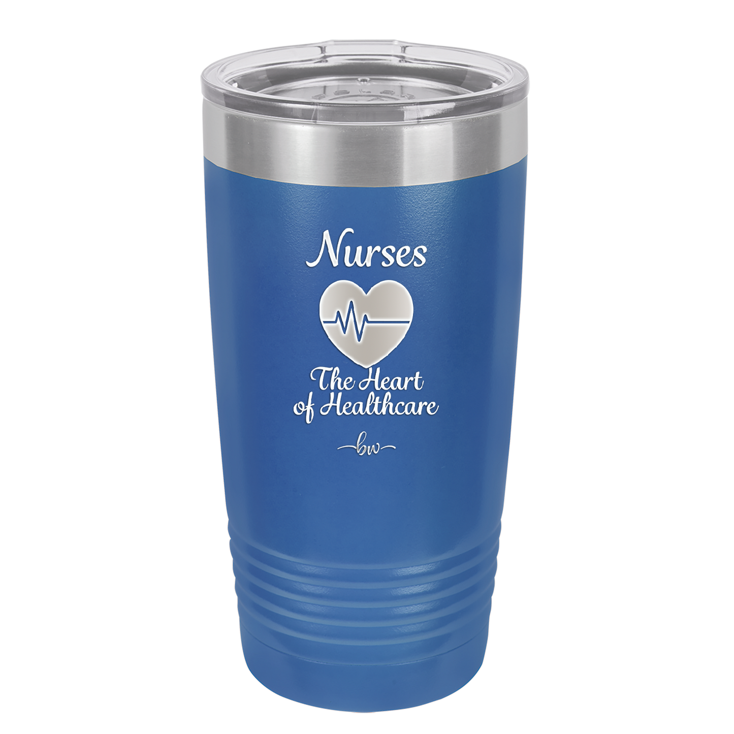 Nursing: The Heart of Healthcare - Laser Engraved Stainless Steel Drinkware - 1272 -