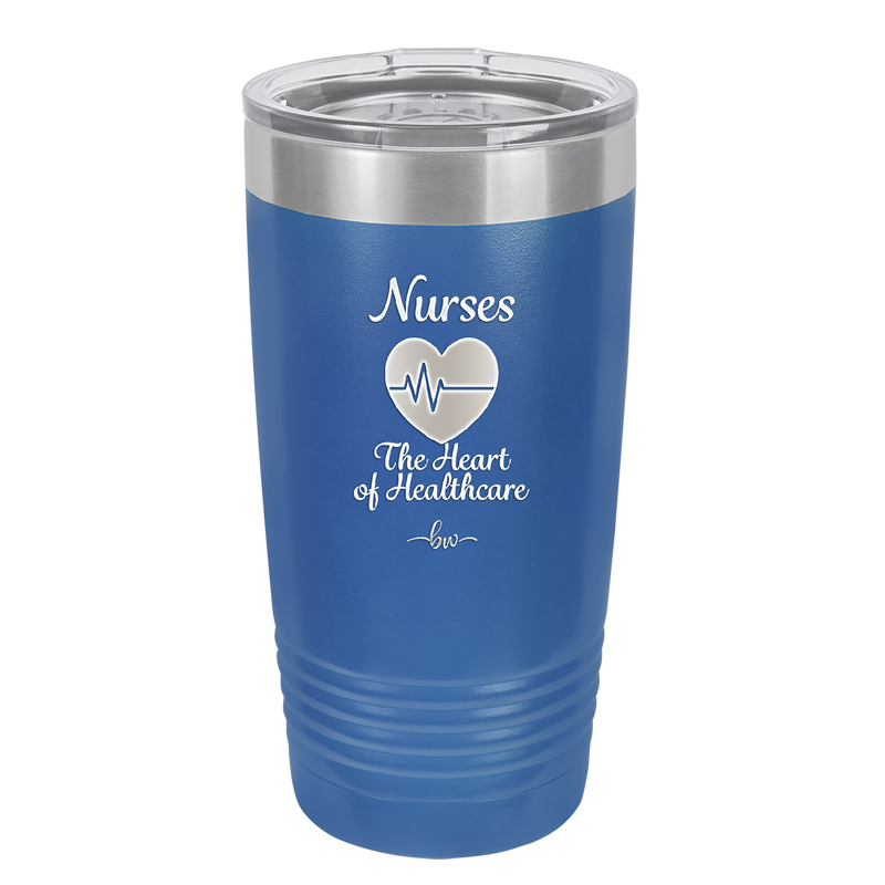 Nursing: The Heart of Healthcare - Laser Engraved Stainless Steel Drinkware - 1272 -
