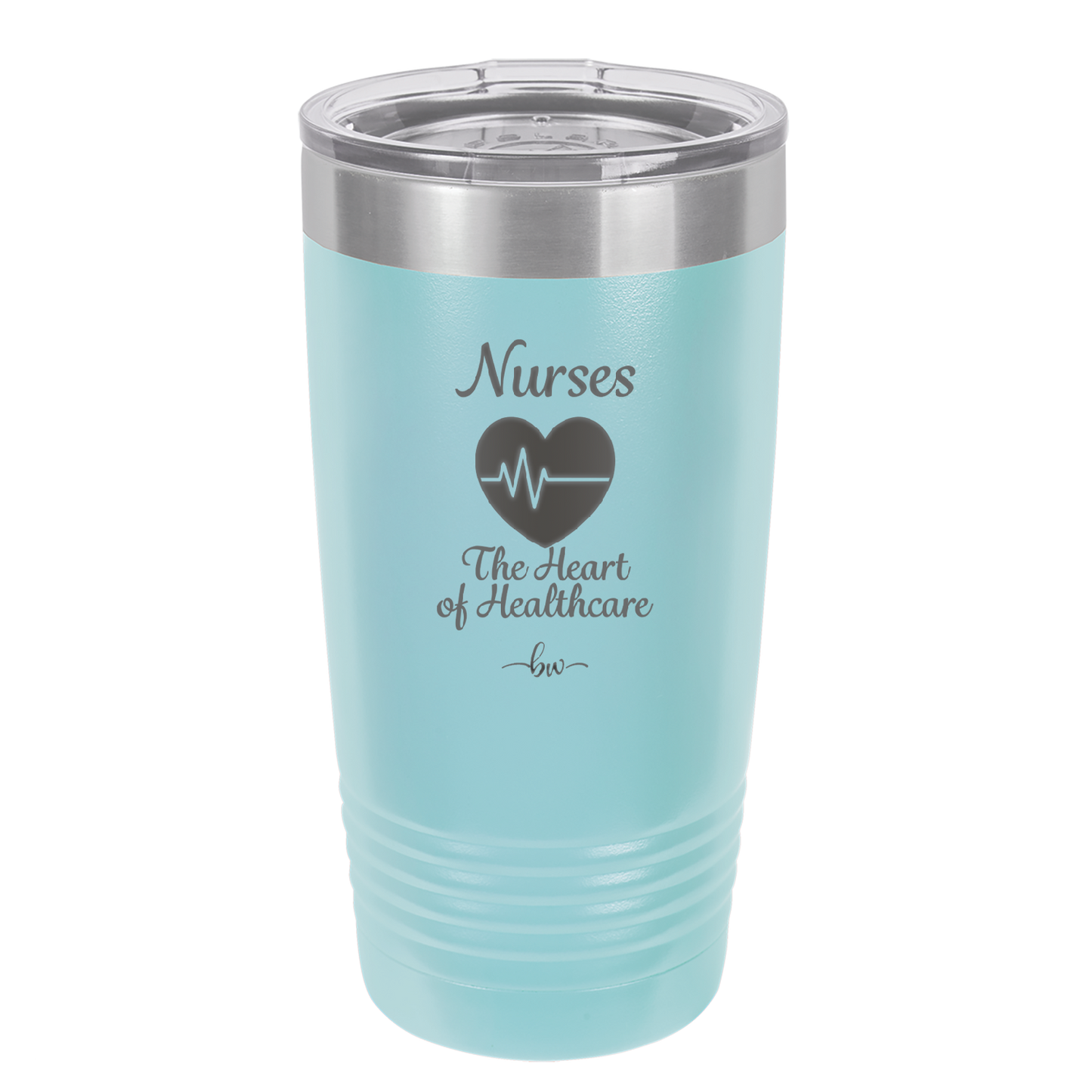 Nursing: The Heart of Healthcare - Laser Engraved Stainless Steel Drinkware - 1272 -