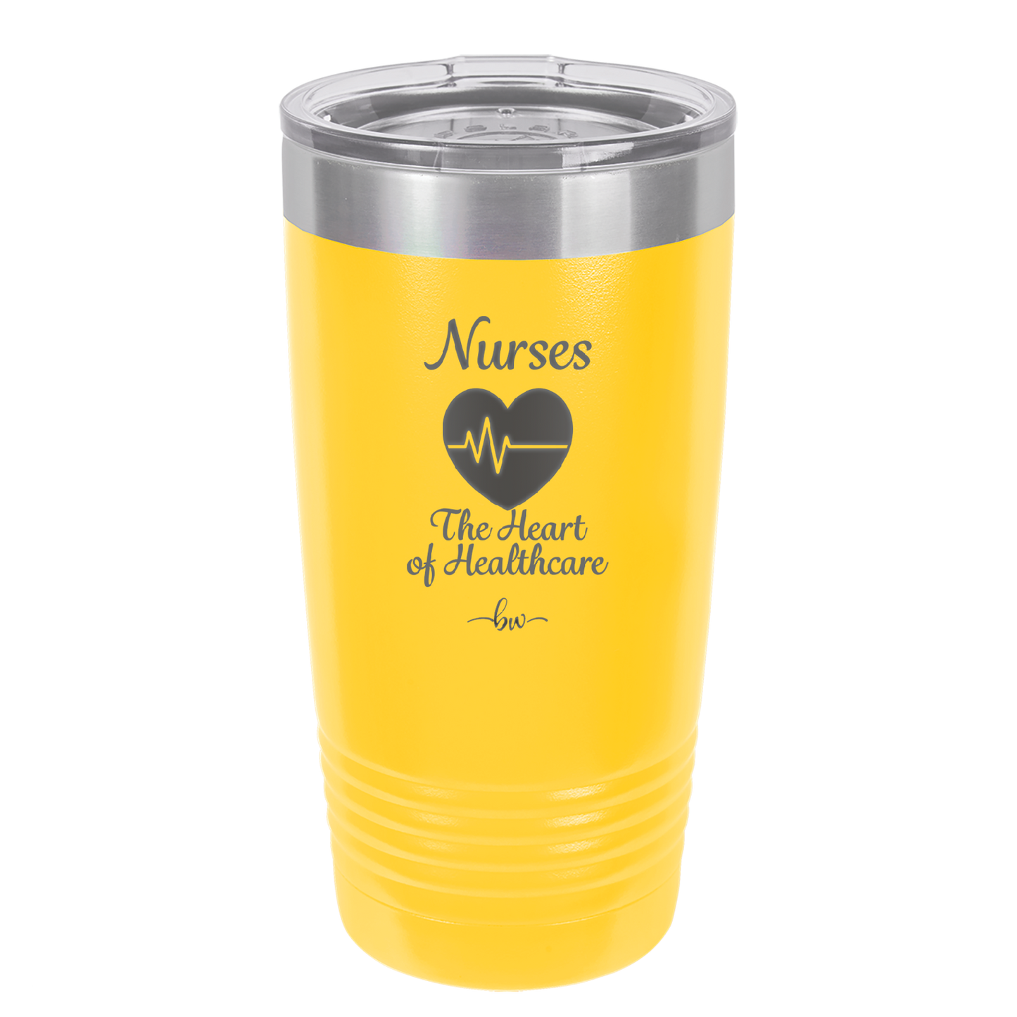 Nursing: The Heart of Healthcare - Laser Engraved Stainless Steel Drinkware - 1272 -
