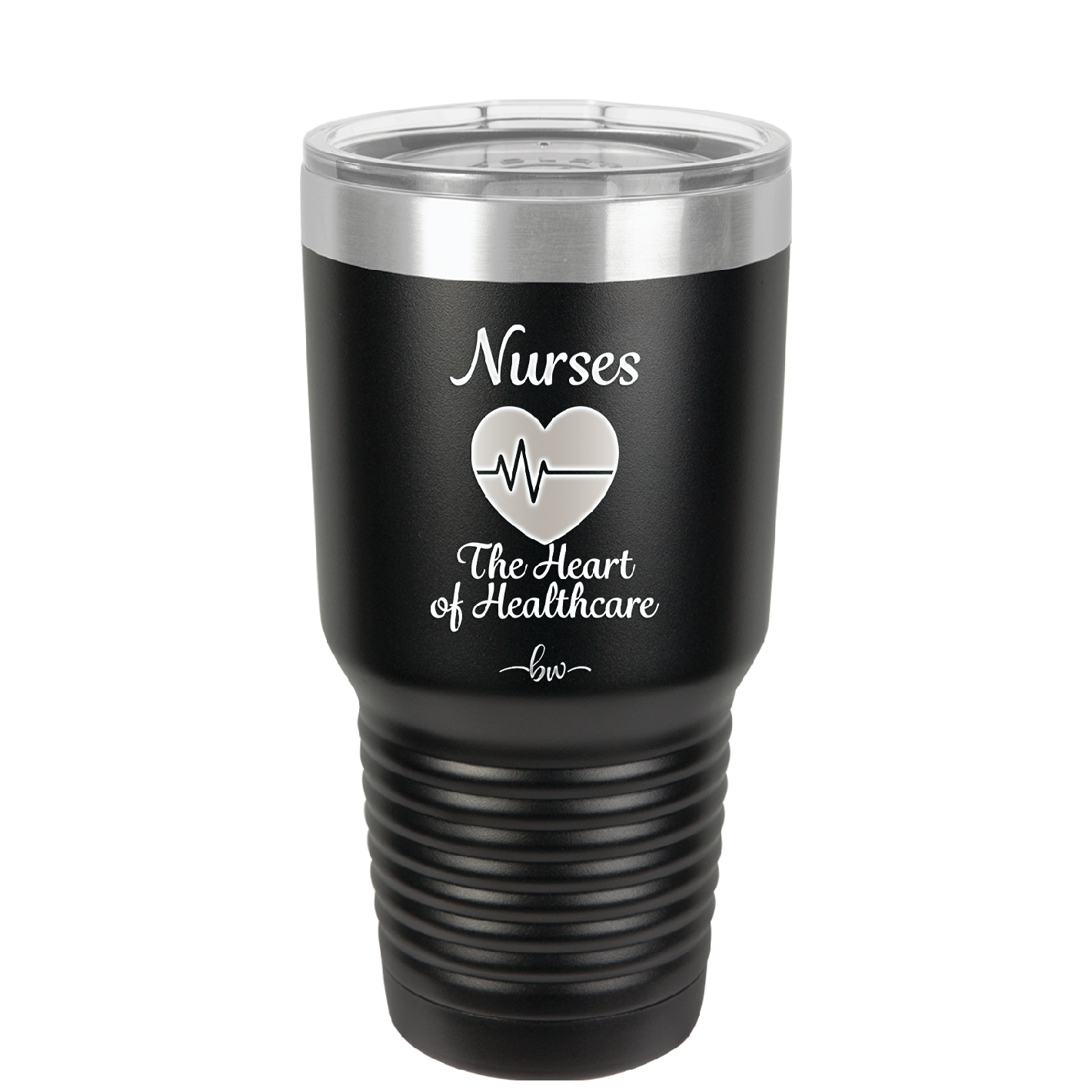 Nursing: The Heart of Healthcare - Laser Engraved Stainless Steel Drinkware - 1272 -