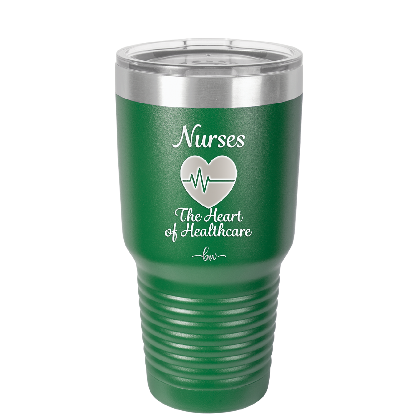 Nursing: The Heart of Healthcare - Laser Engraved Stainless Steel Drinkware - 1272 -