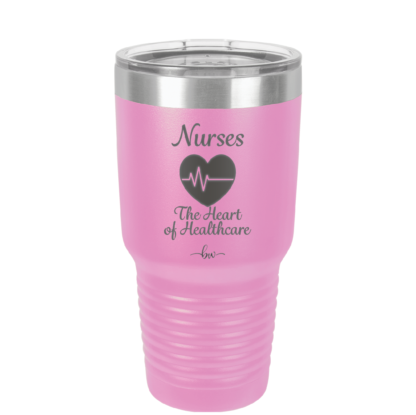 Nursing: The Heart of Healthcare - Laser Engraved Stainless Steel Drinkware - 1272 -