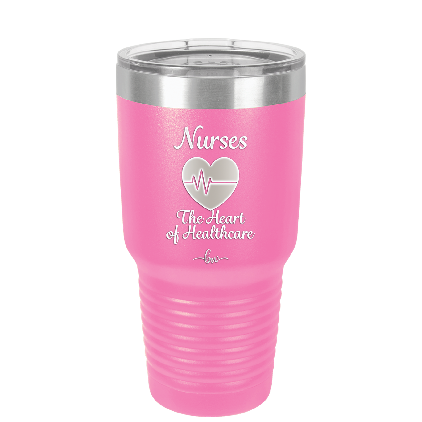 Nursing: The Heart of Healthcare - Laser Engraved Stainless Steel Drinkware - 1272 -