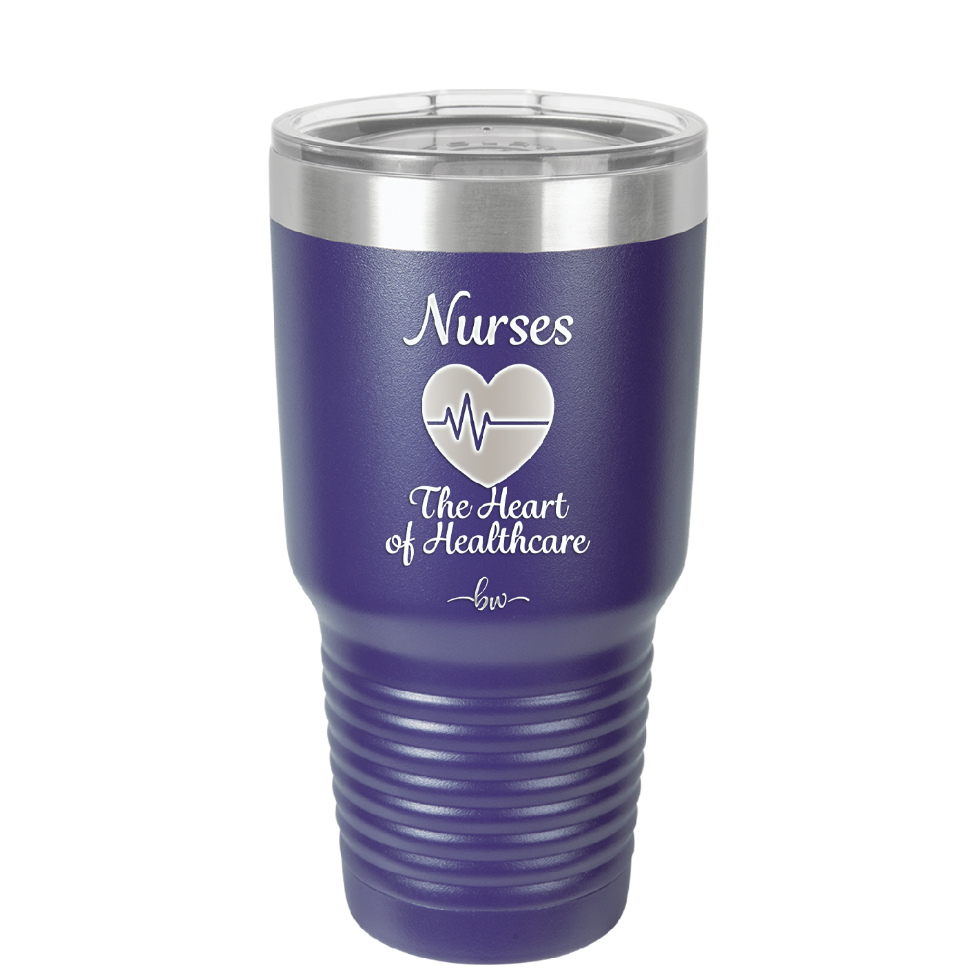 Nursing: The Heart of Healthcare - Laser Engraved Stainless Steel Drinkware - 1272 -