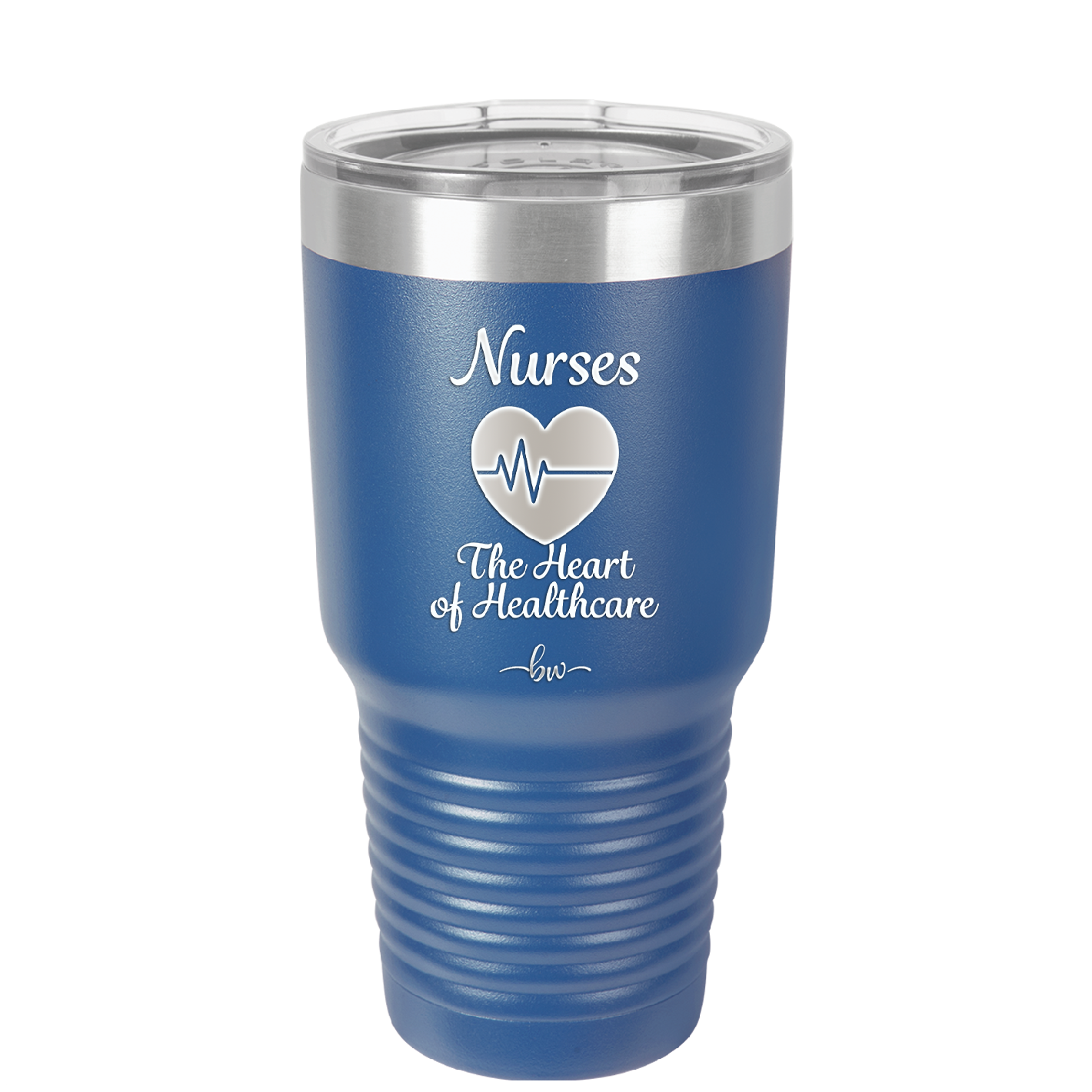 Nursing: The Heart of Healthcare - Laser Engraved Stainless Steel Drinkware - 1272 -