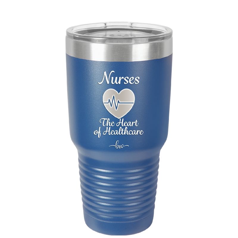 Nursing: The Heart of Healthcare - Laser Engraved Stainless Steel Drinkware - 1272 -